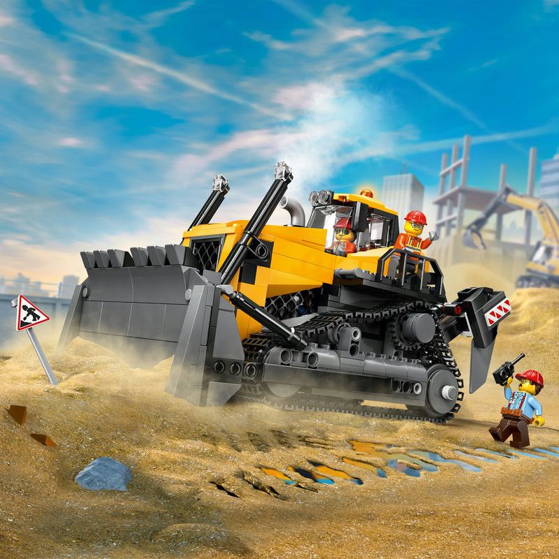 LEGO---City-Big-Vehicles---Trator-De-Esteira-Amarelo---60466-12