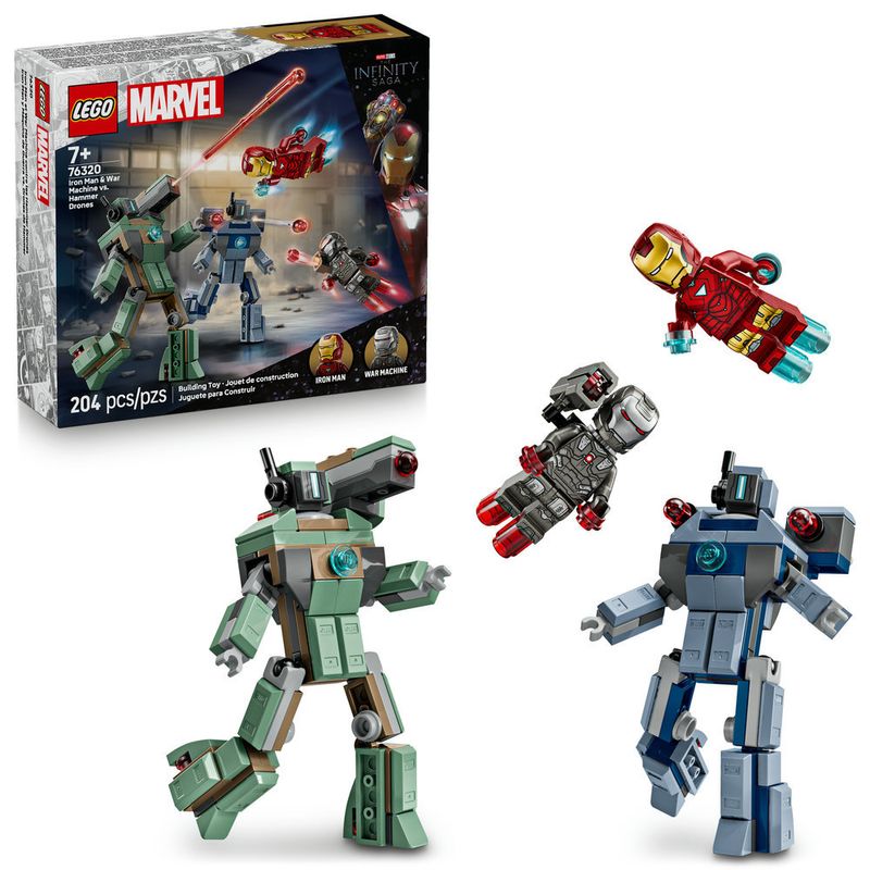 LEGO---Super-Heroes-Marvel---Homem-De-Ferro-E-Maquina-De-Guerra-Vs-Drones-Hammer---76320-0