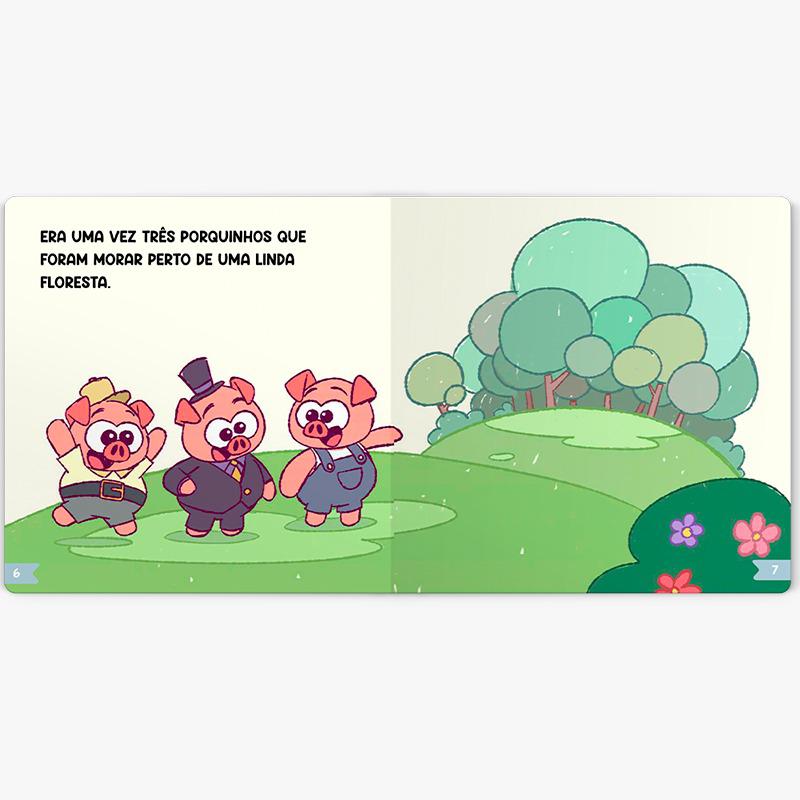 Contos-Classicos---Galinha-Pintadinha---Os-Tres-Porquinhos---1-Livro-Para-Ler---Culturama-2