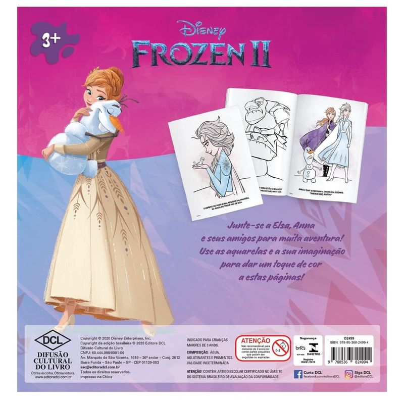 Livro-para-Colorir---Disney---Frozen-II---Aquarela---Catavento-1