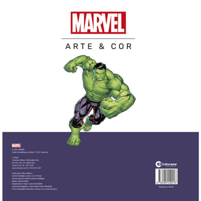 Conjunto-Livro-Para-Colorir-E-Lapis-de-Cor---Arte-e-Cor---Marvel---Culturama-2