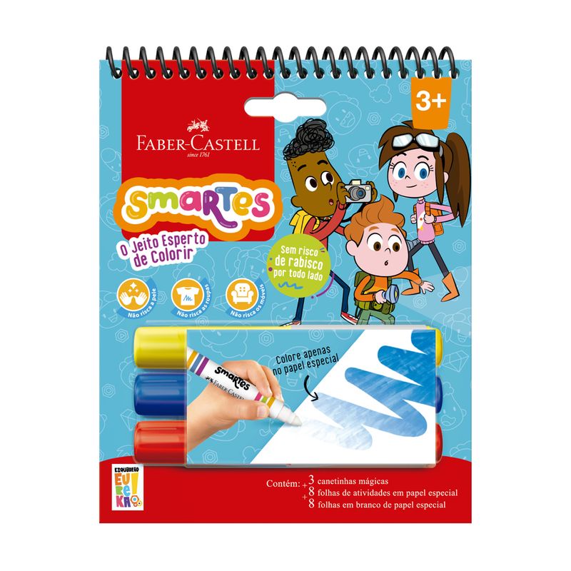 Conjunto-Para-Colorir---Esquadrao-Eureka---Smartes---Bloco-De-Atividades---Faber-Castell-0