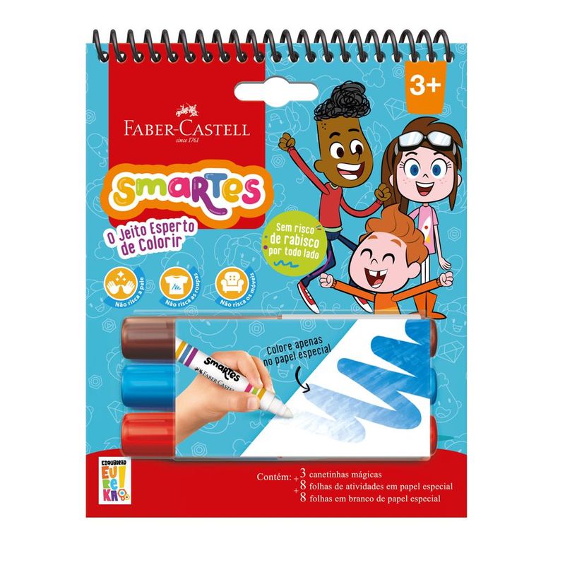 Conjunto-Para-Colorir---Esquadrao-Eureka---Bloco-De-Atividades---Faber-Castell-0
