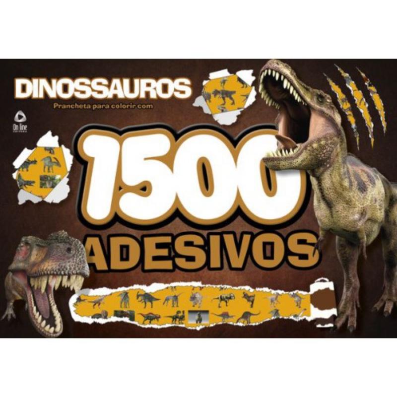 Livro-para-Colorir-com-Adesivos---Dinossauros---Catavento-0
