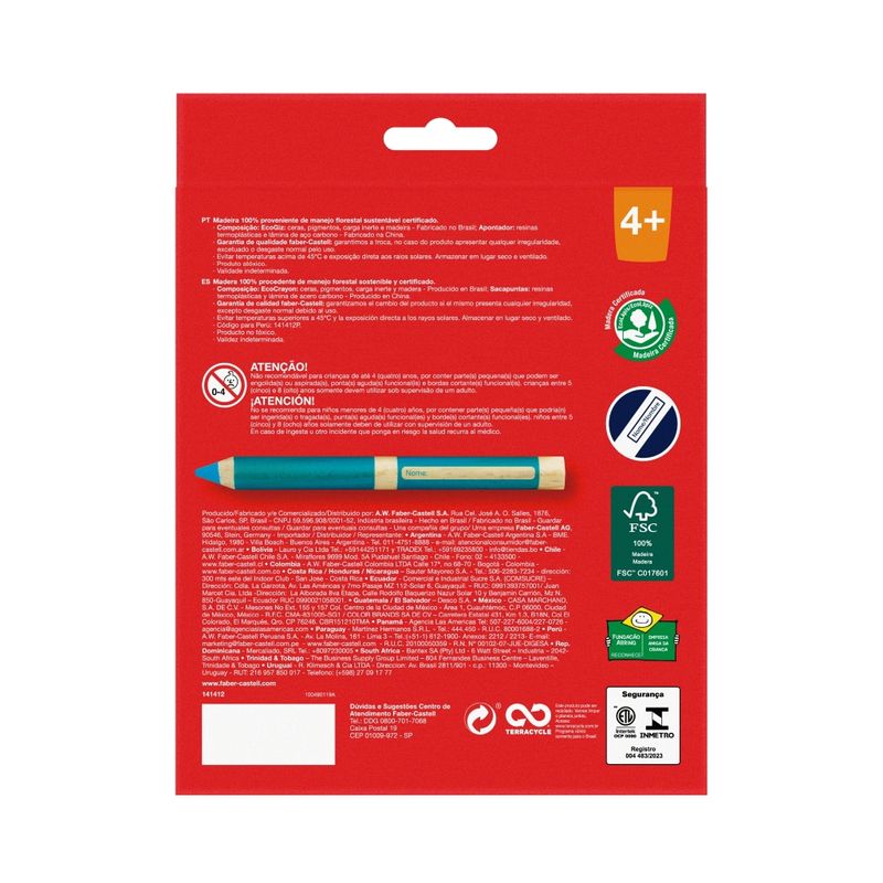 Giz-de-Cera-e-Apontador---Ecogiz---12-Cores---Faber-Castell--3