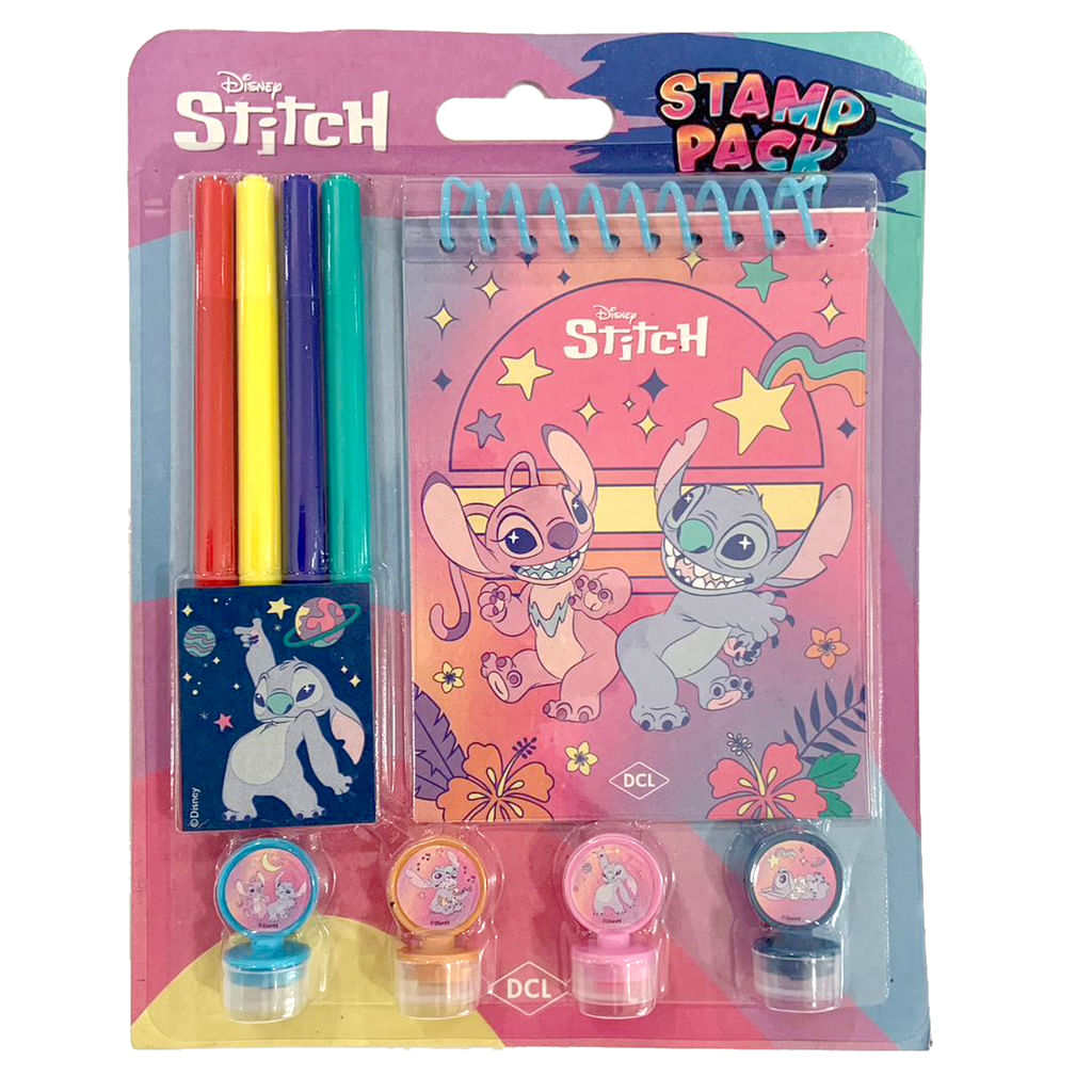 Livro Para Colorir - Disney - Stamp Pack - Stitch - Catavento - Ri