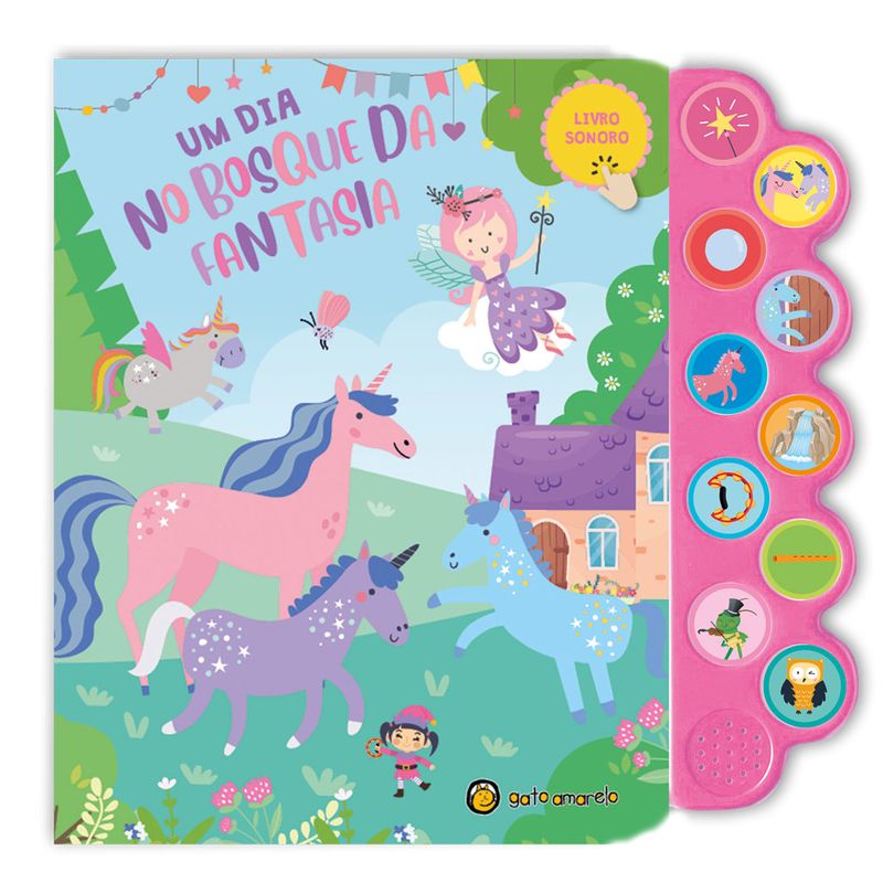 Livro-Infantil---Mundo-de-Sons--Um-Dia-no-Bosque-da-Fantasia---Catavento---0