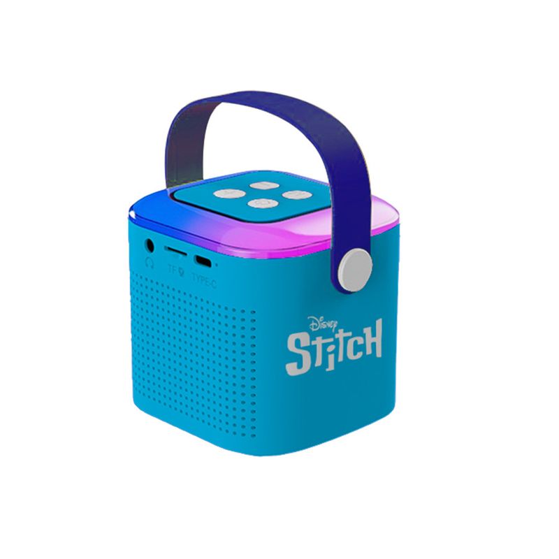 Karaoke-Bluetooth---Disney---Stitch---Bateria-Recarregavel---Candide-0