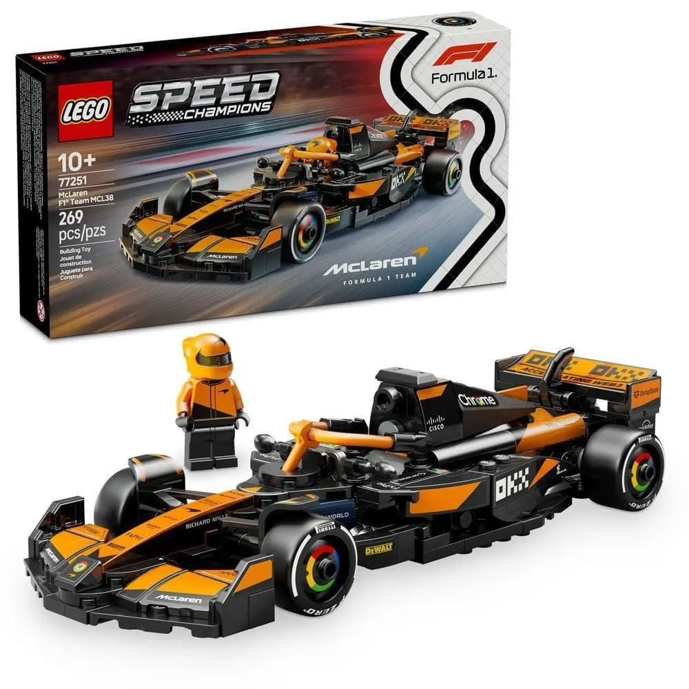 Lego Speed Carro De Corrida McLaren F1 Team MCL38 269P 77251 - Ri