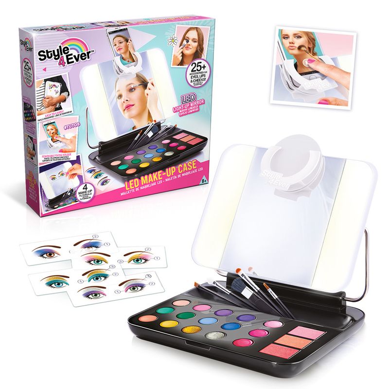 Conjunto-De-Maquiagem---Style-4Ever---Estojo-Led-De-Maquiagem---Fun-2