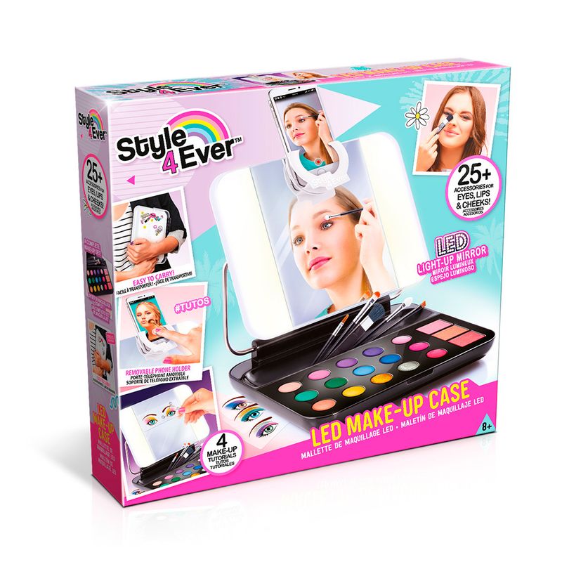 Conjunto-De-Maquiagem---Style-4Ever---Estojo-Led-De-Maquiagem---Fun-3