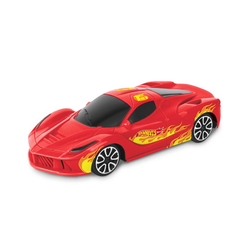 Carro-De-Corrida---Hot-Whells---Sprint-1-24-Rc---2-Canais---Vermelho-1