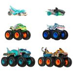 Pacote-De-Carros---Hot-Whells---Monster-Trucks---Tubaroes-Vs-Dinossauros---Mattel-0