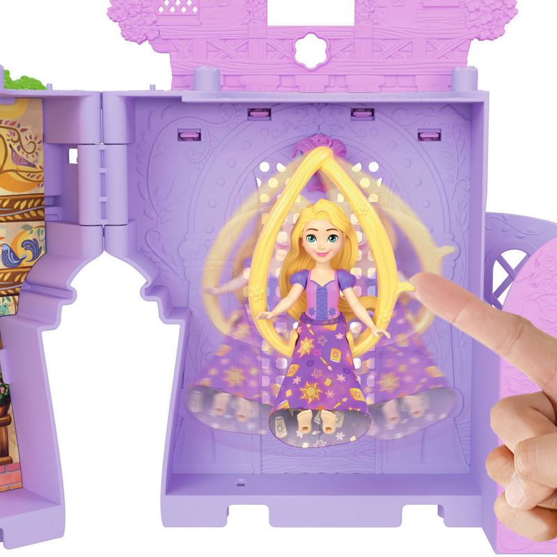 Playset-E-Mini-Boneca---Disney---Princesas---Rapunzel---Castelo-Rapunzel-Empilhavel---Mattel-4