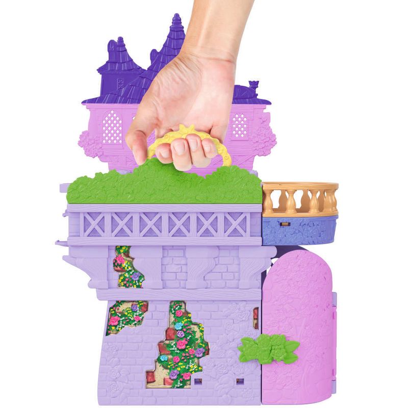 Playset-E-Mini-Boneca---Disney---Princesas---Rapunzel---Castelo-Rapunzel-Empilhavel---Mattel-6