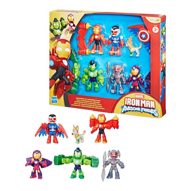Conjunto-De-Figuras---Marvel---Homem-De-Ferro-E-Seus-Amigos---Vingadores-Blindados---Hasbro-0