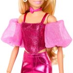 Boneca-Articulada---Barbie---Deluxe-Style---Conjunto-Rosa-Metalico---Mattel-4