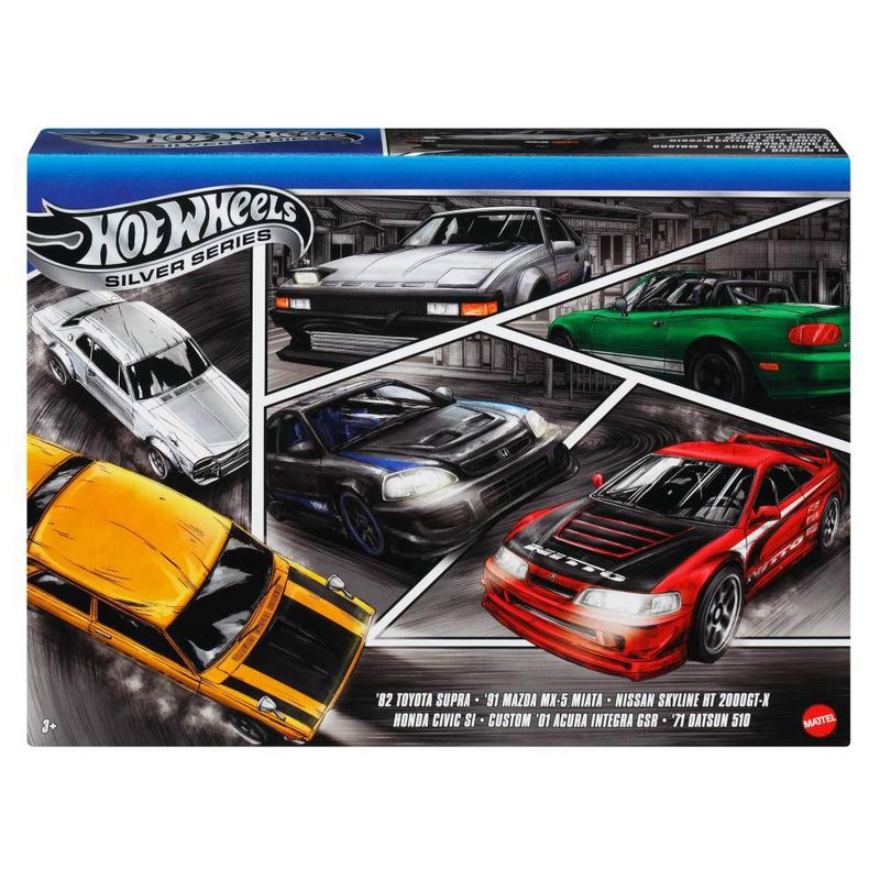 Conjunto-de-6-Carrinhos---Hot-Wheels---Carros-Japoneses---Mattel-6