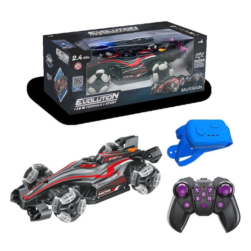 Carrinho-De-Cotrole-Remoto---Formula-1---Evolution---Stunt-Drift---Multikids-3