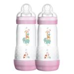 mamadeira-first-bottle-bichos-320ml-2-unidades-rosa-safari-mam_Frente