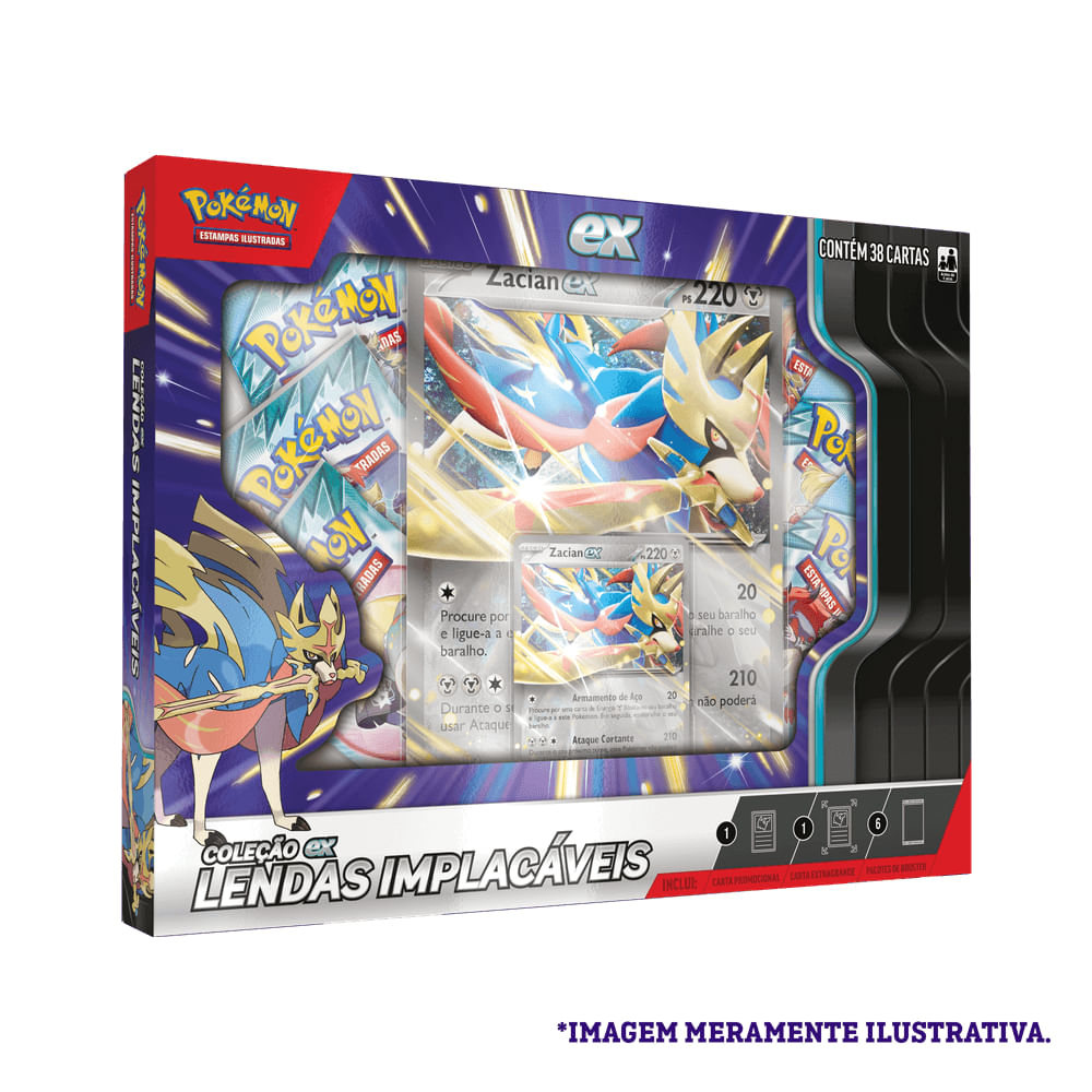 SM-X SPRIGGAN 2個セット Pokemon Box - Coleção Ex Lendas Implacáveis - Zacian - Ri Happy