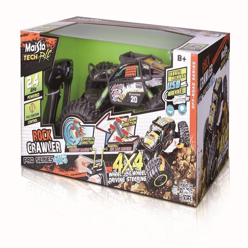 Veiculo-de-Controle-Remoto---Rock-Crawler---Pro-Series-4WS----Maisto-0