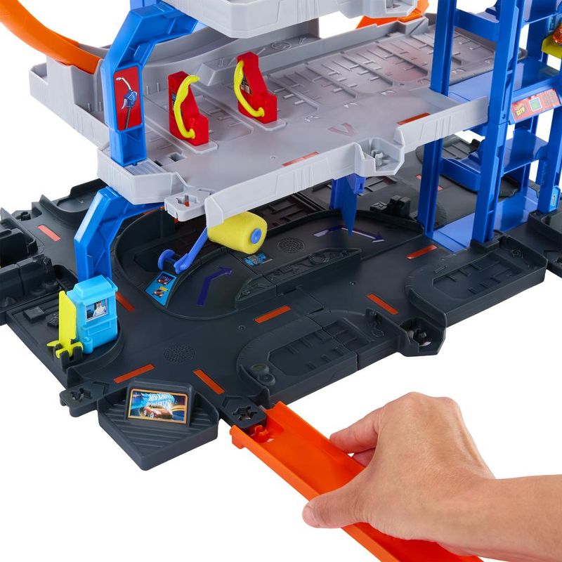 Pista-De-Brinquedo---Hot-Whells---City---Mega-Garagem---Mattel-7