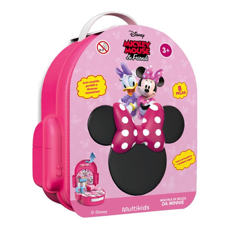 Mochila-Com-Acessorios---Disney---Minnie---Mochila-Da-Beleza-Da-Minnie---Multikids-1