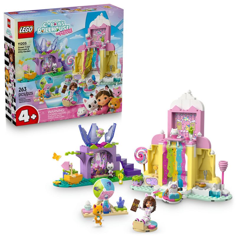 LEGO---Gabby-S-Dollhouse---Montanha-Dos-Doces-E-Jardim-Dos-Gatinhos---11205-0