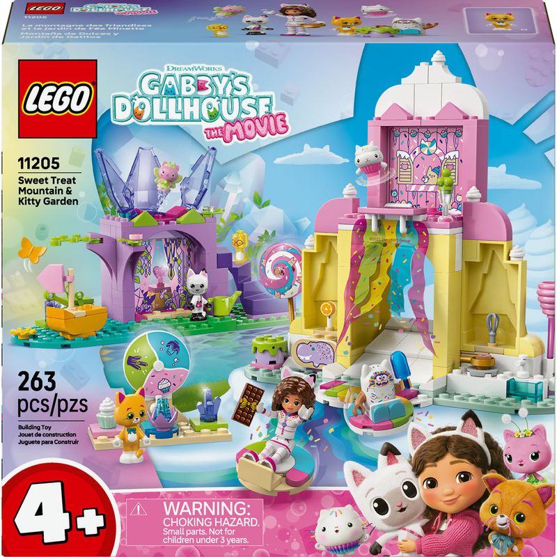 LEGO---Gabby-S-Dollhouse---Montanha-Dos-Doces-E-Jardim-Dos-Gatinhos---11205-1
