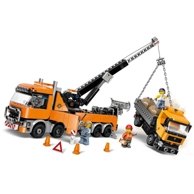 LEGO---City-Big-Vehicles---Caminhao-De-Reboque-Pesado-Com-Guindaste---60467-8