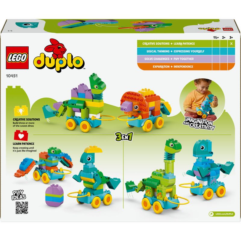 LEGO---Duplo-Town---Dinossauros-3Em1-Sobre-Rodas---10451-6