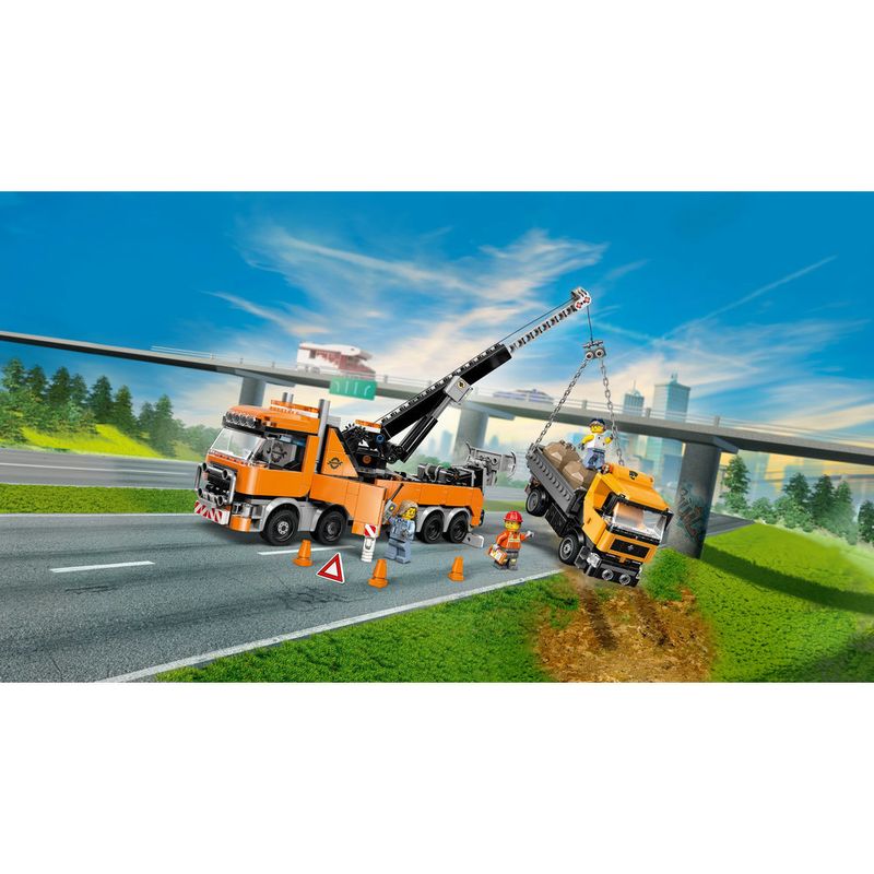 LEGO---City-Big-Vehicles---Caminhao-De-Reboque-Pesado-Com-Guindaste---60467-12