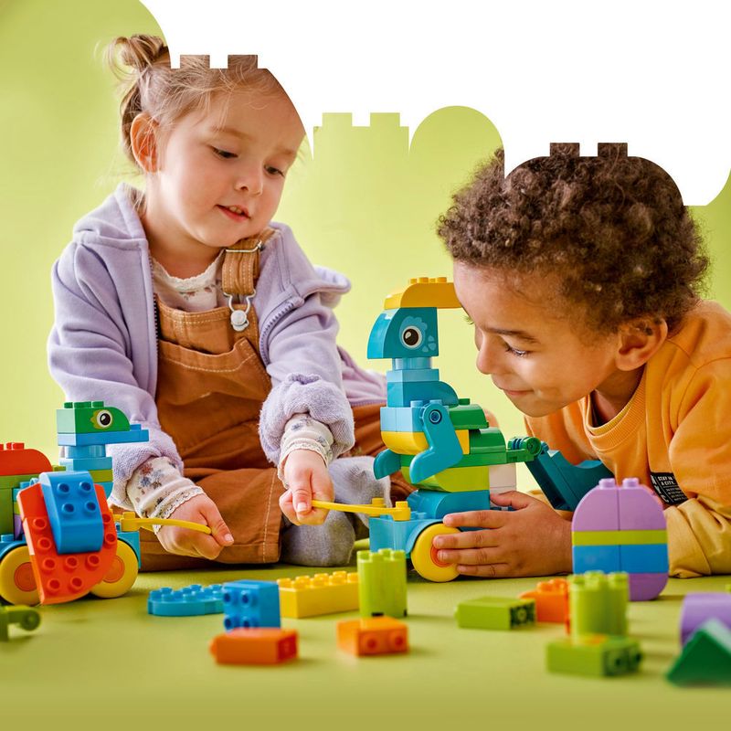 LEGO---Duplo-Town---Dinossauros-3Em1-Sobre-Rodas---10451-10