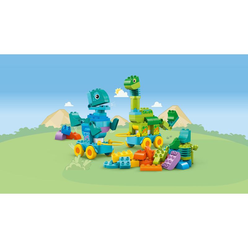 LEGO---Duplo-Town---Dinossauros-3Em1-Sobre-Rodas---10451-12
