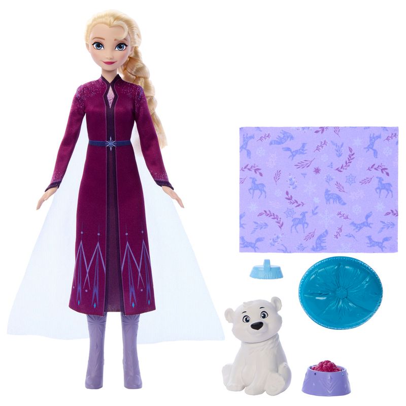 Boneca---Disney---Frozen---Elsa-Com-O-Bebe-Urso---Mattel-0