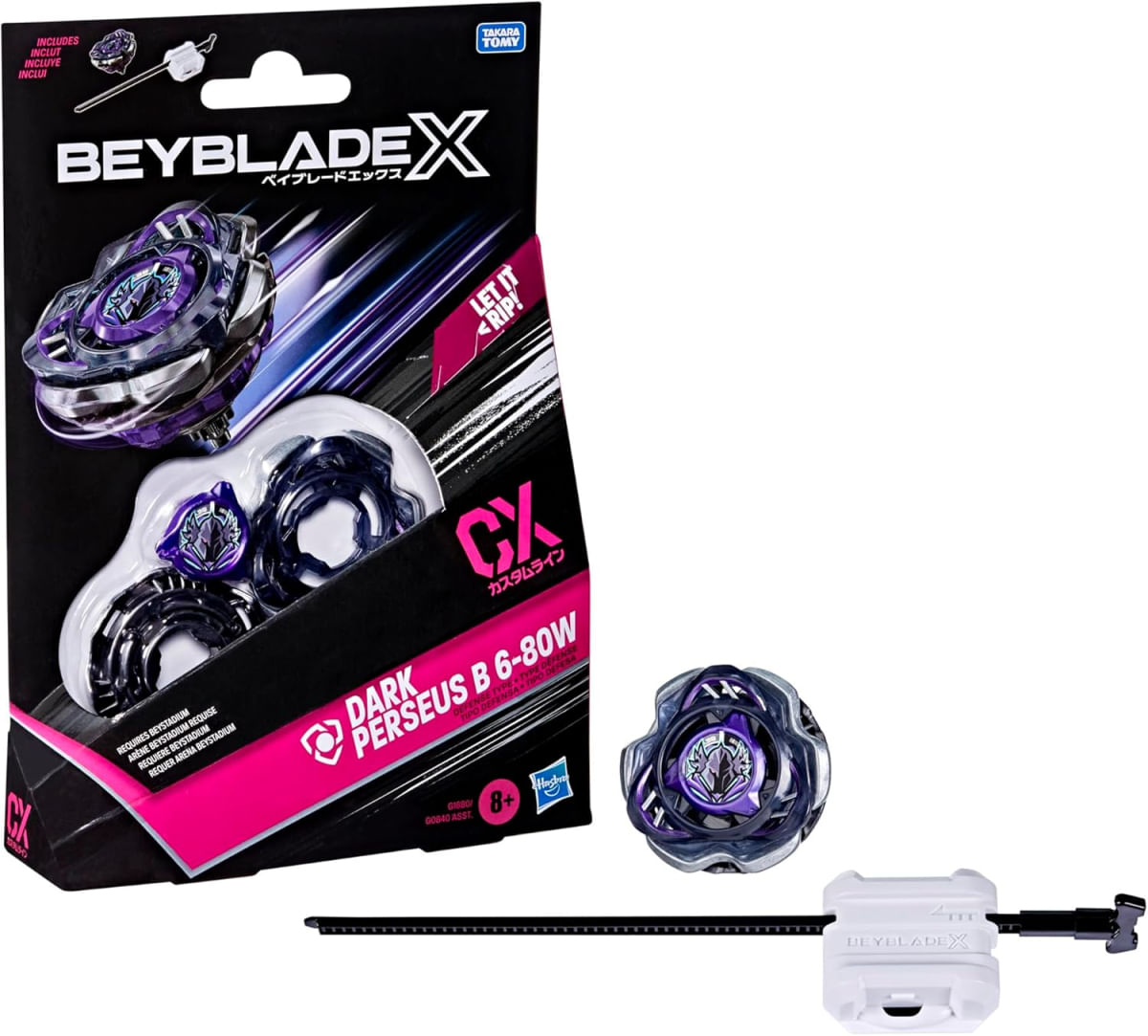 Beyblade X - Pião Dark Perseus B 6-80w G1680 - Ri Happy