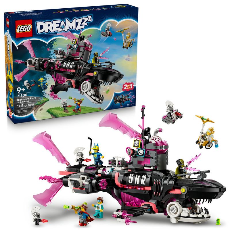 LEGO---DREAMZzz---Tubarao-Submarino-Dos-Pesadelos---71500-0