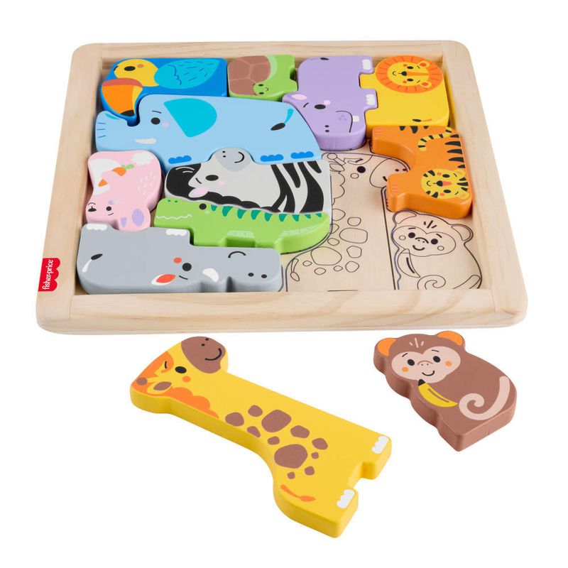 Brinquedo-Educativo---Fisher-Price---Amigos-Animaizinhos-De-Madeira---Unissex-3