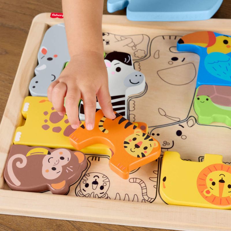 Brinquedo-Educativo---Fisher-Price---Amigos-Animaizinhos-De-Madeira---Unissex-4