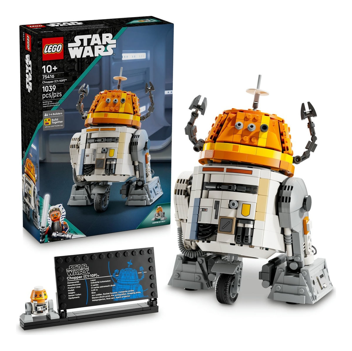 Star Wars: Droide astromecânico Ahsoka Chopper Lego 75416 - Ri Happy