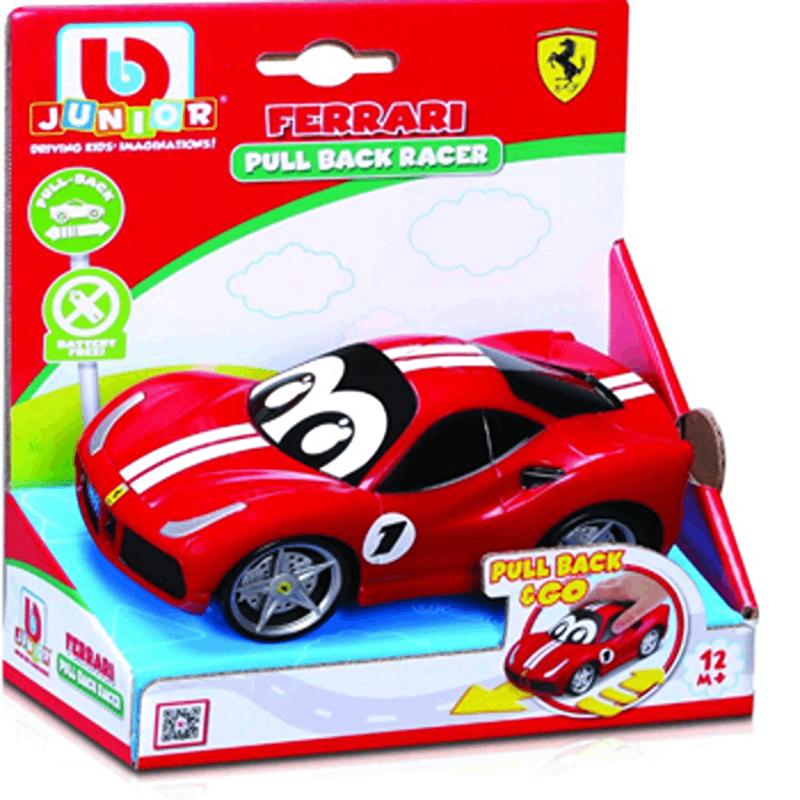 Mini-Veiculo---Carrinho-Ferrari-Pull-Back-Racer---Burago---Modelos-Un-2