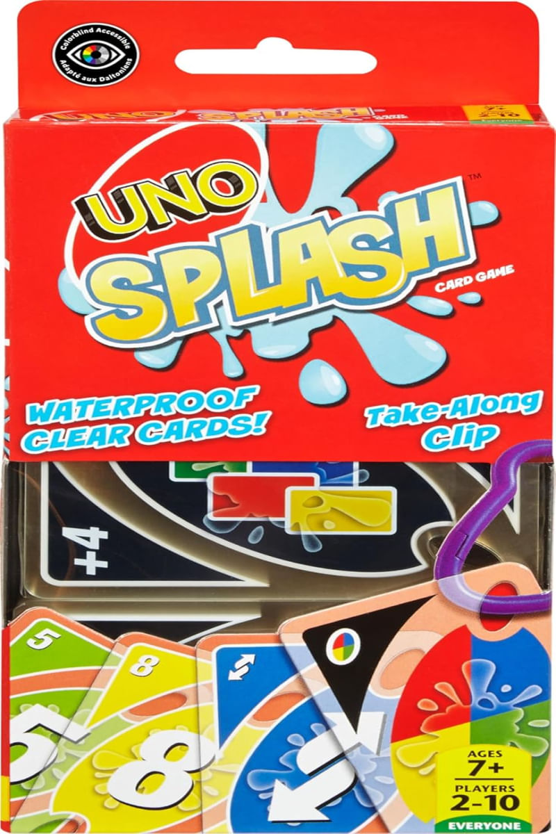 Encontraproduto.com.br - JOGO UNO SPLASH - MATTEL