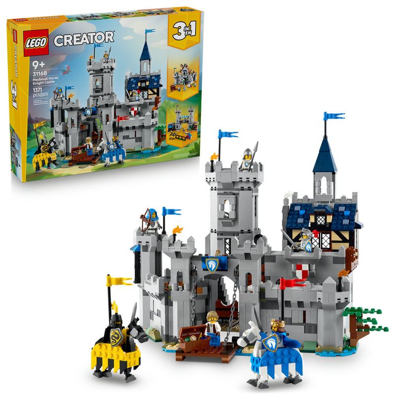 LEGO---Creator---Castelo-Medieval-com-Cavaleiros---31168-0