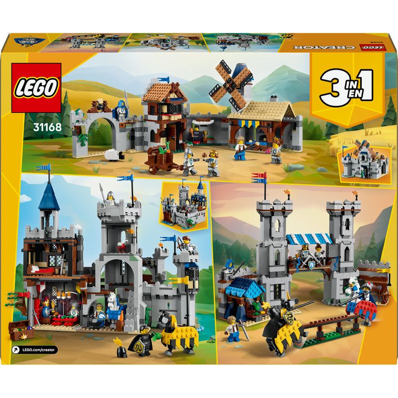 LEGO---Creator---Castelo-Medieval-com-Cavaleiros---31168-6