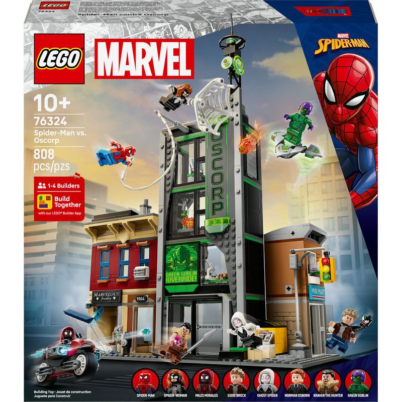 LEGO---Super-Heroes-Marvel---Homem-Aranha-Vs-Oscorp---76324-1