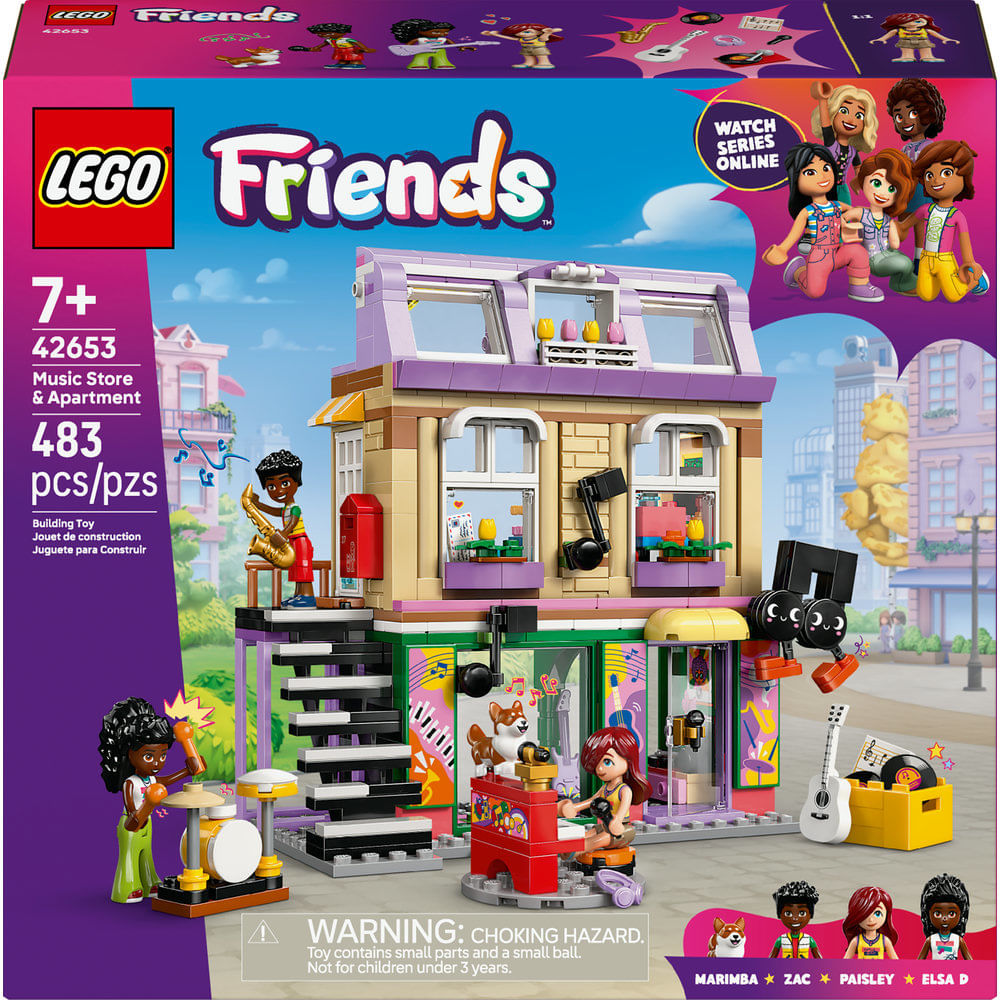 LEGO Friends Loja de Música e Apartamento 42653 Ri Happy