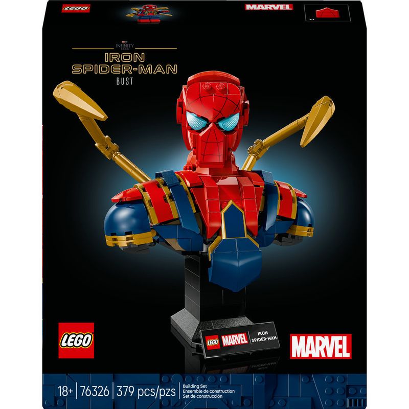 LEGO---Super-Heroes-Marvel---Busto-Do-Homem-Aranha-De-Ferro---76326-1