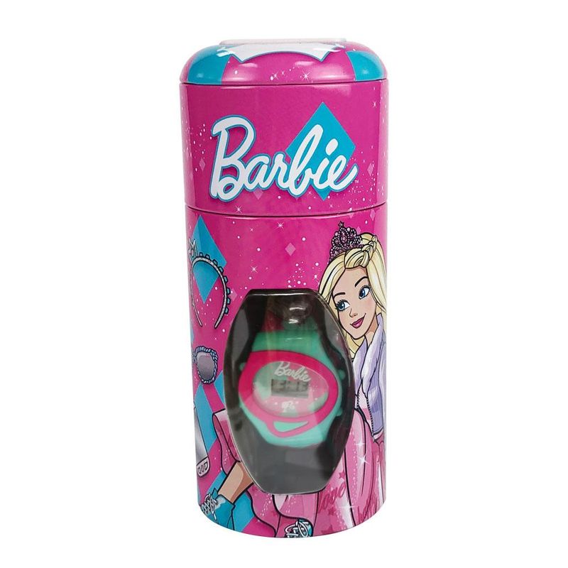 Relogio-Infantil-com-Cofrinho---Fun---Barbie---Rosa-3