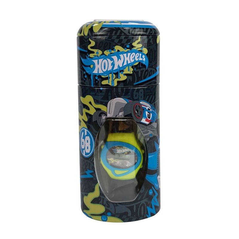 Relogio-Infantil-com-Cofrinho---Fun---Hot-Wheels---Preto-3